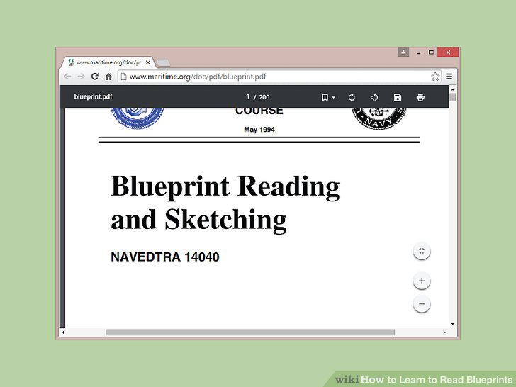 How to read blueprints pdf template